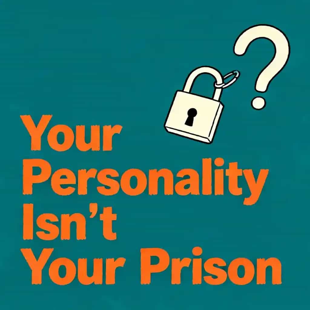Couverture du livre Stop Making Excuses: Your Personality Isn't Your Prison