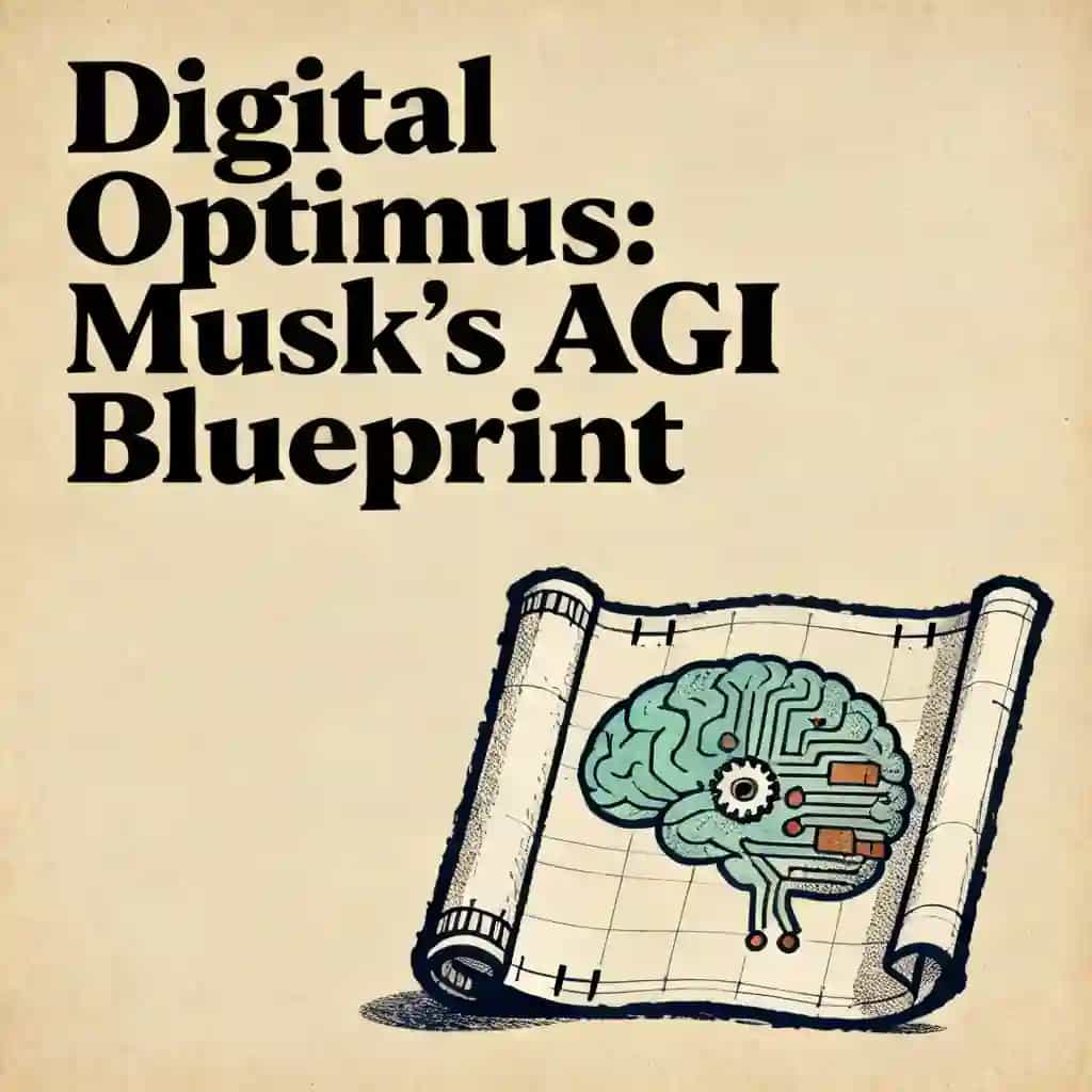 Buchcover von Digital Optimus: Musk’s New Blueprint for AGI