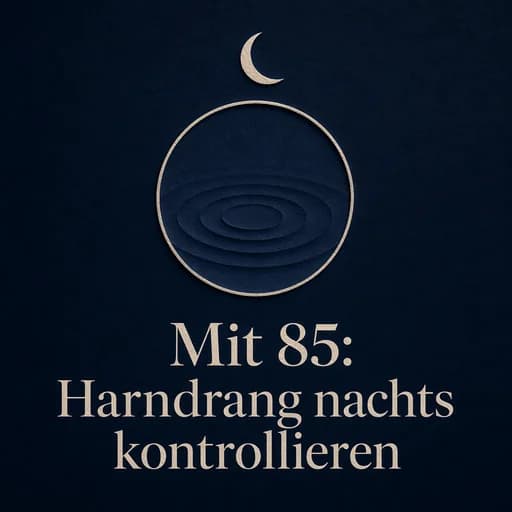 Besser schlafen mit 85: Tipps gegen nächtlichen Harndrang