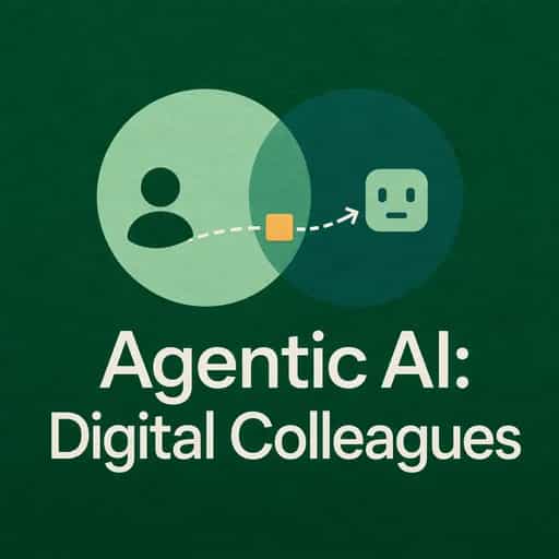 Buchcover von Agentic AI: Beyond Chatbots to Digital Colleagues