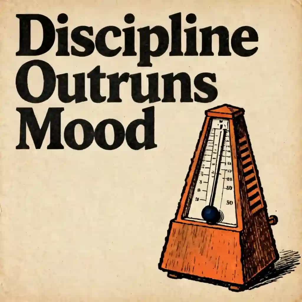 Couverture du livre Discipline Beyond the Mood Trap