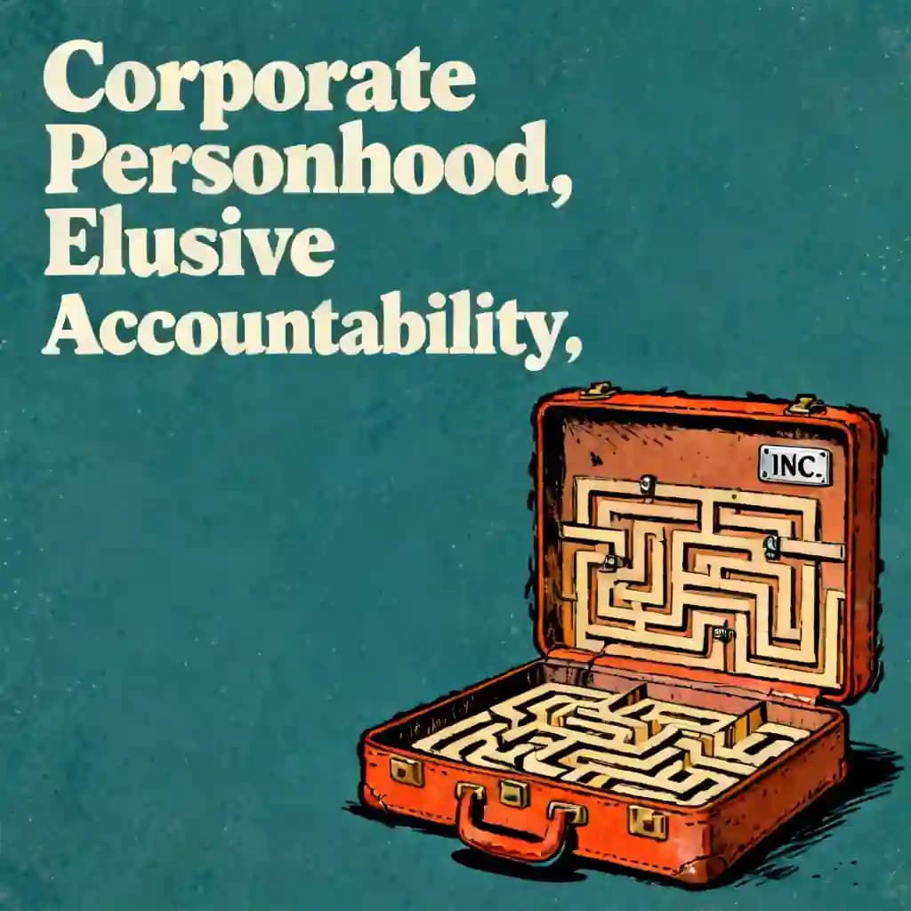 Corporate personhood and why it makes accountability hard