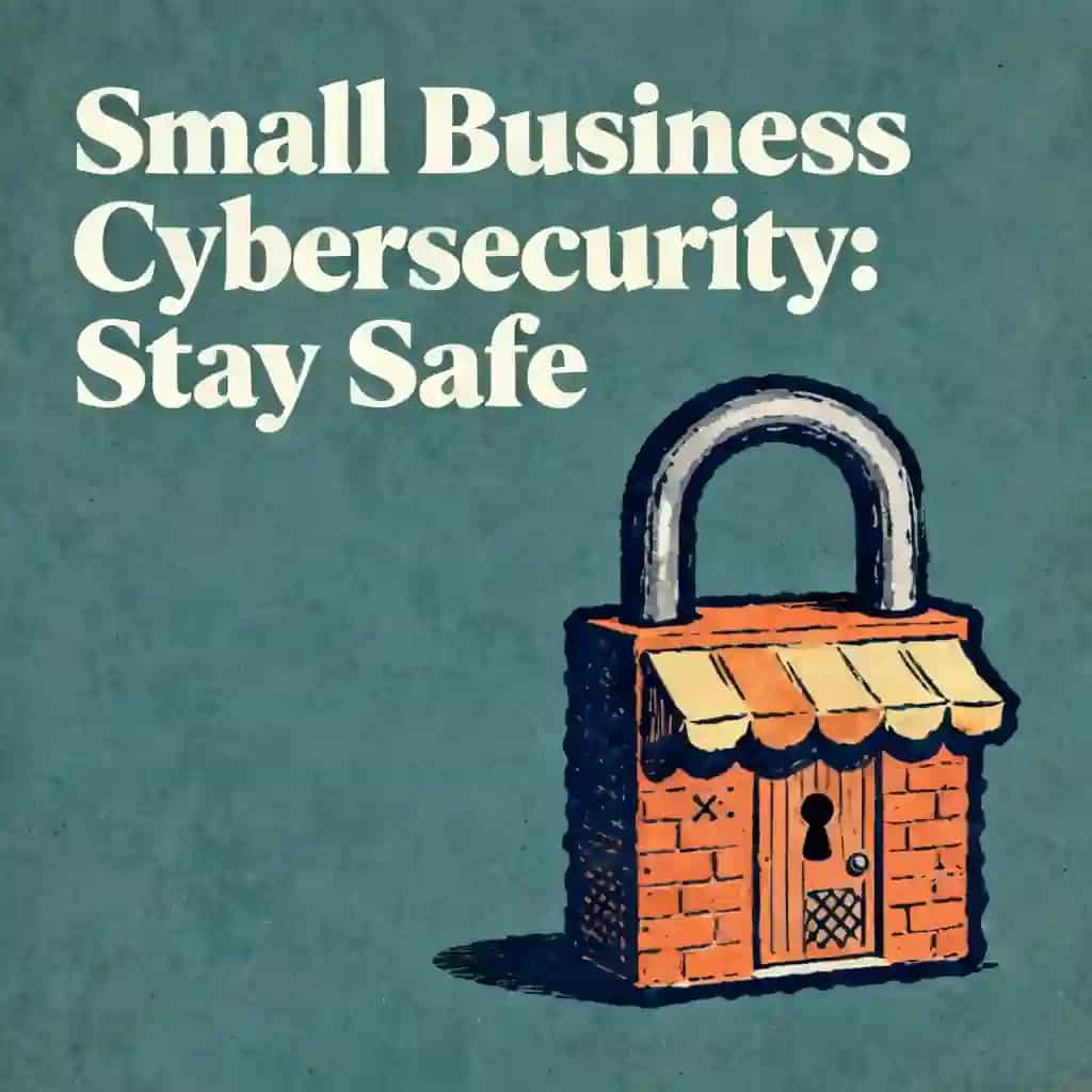 Small business cybersecurity and how to stay safe book cover