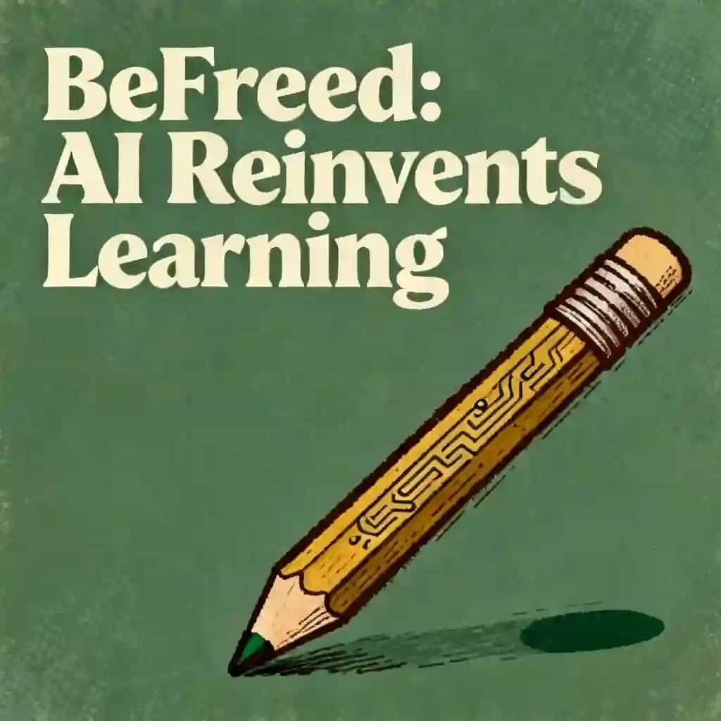 Capa do livro BeFreed: Reinventing Learning with AI