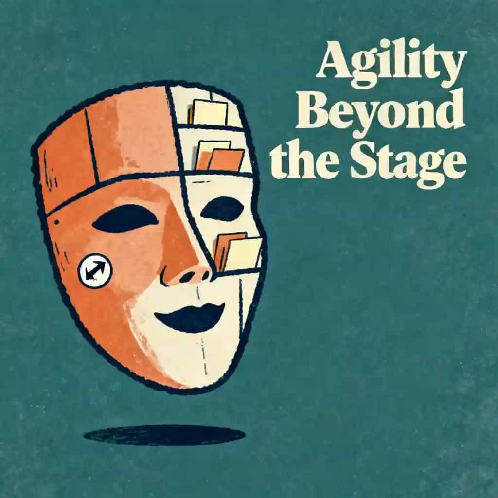 Copertina del libro Agile Beyond the Theater
