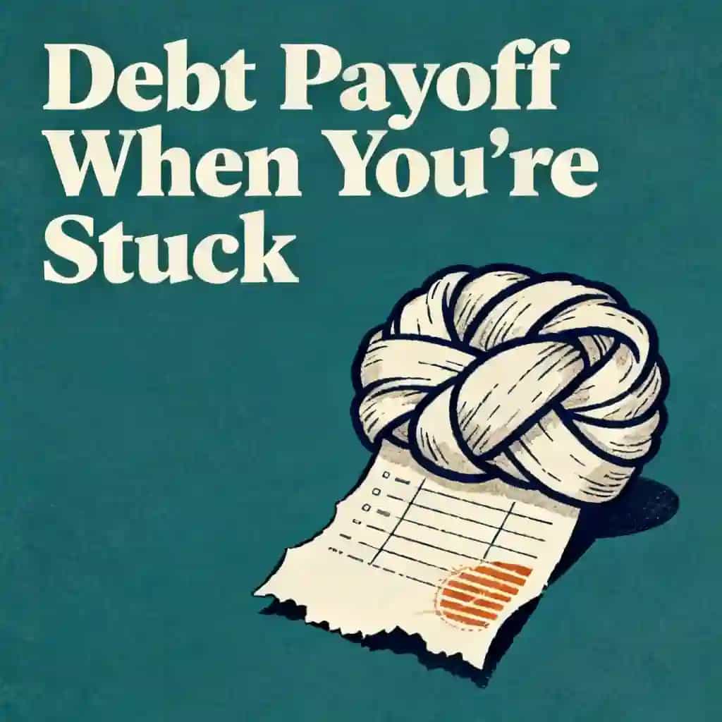 Paying off debt when you feel stuck 책 표지
