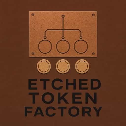 Buchcover von Etched: Building the Token Factory