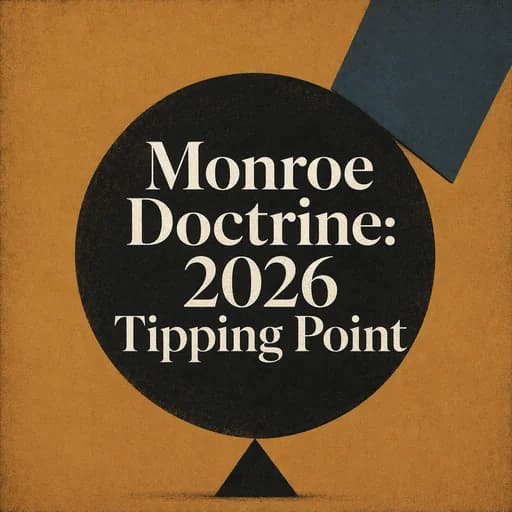 The Monroe Doctrine, Ian Bremmer, and the 2026 Tipping Point