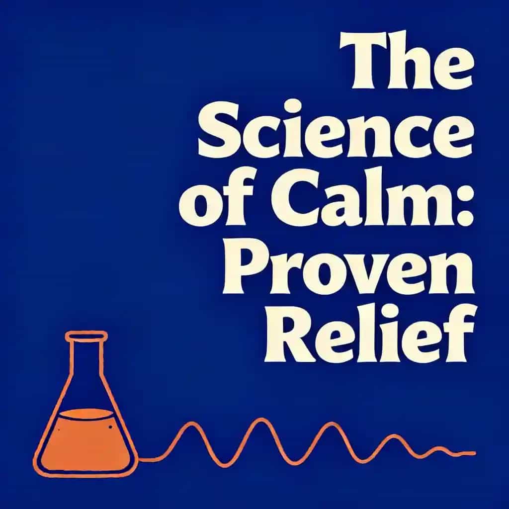 Couverture du livre The Science of Calm: Evidence-Based Stress Relief