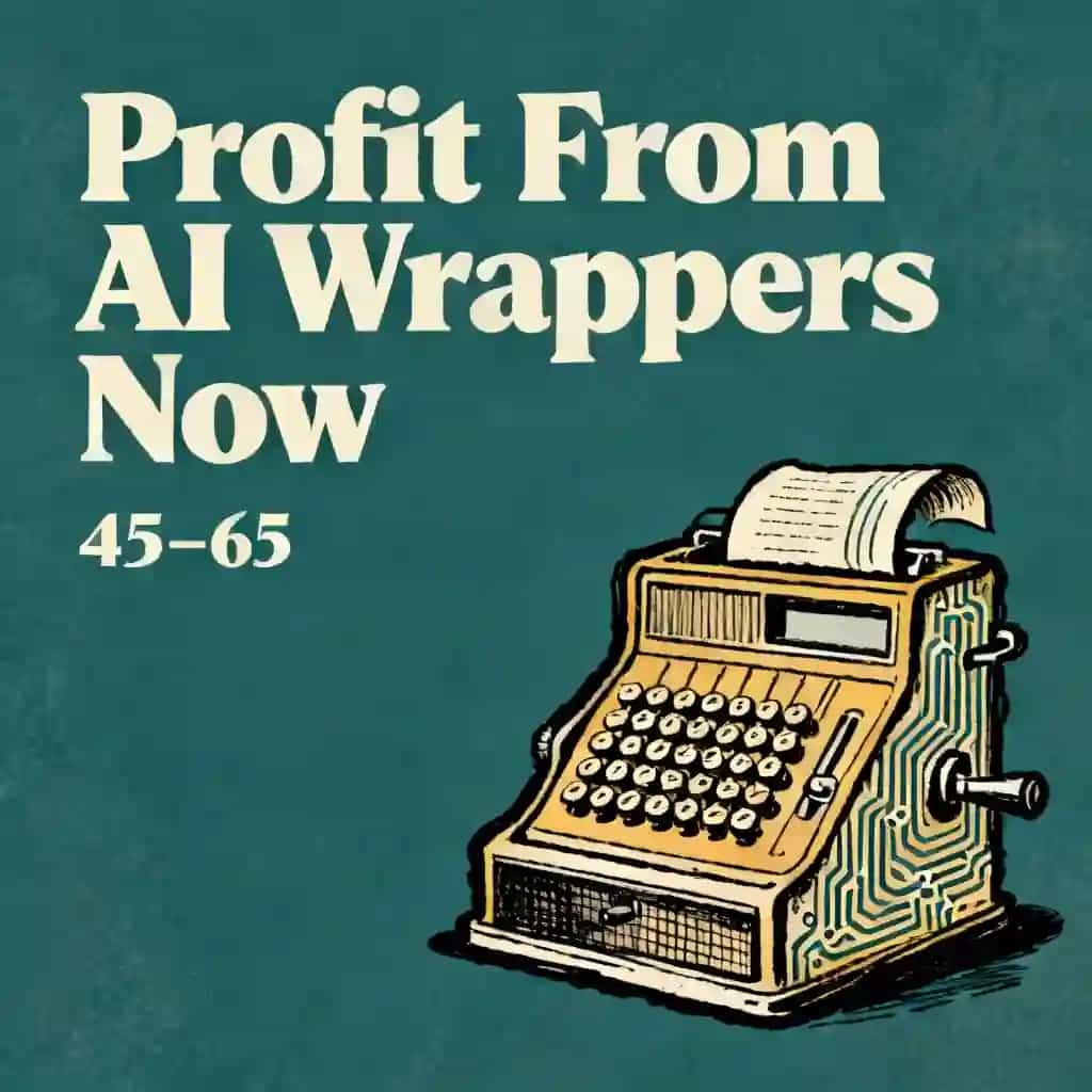 Buchcover von AI Wrappers: Build Money-Making Apps Now