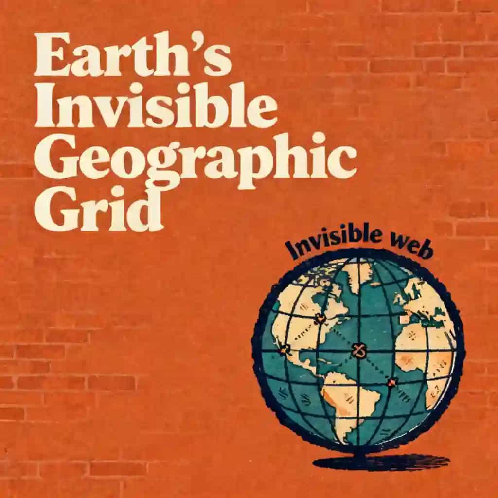 Capa do livro The Geographic Grid: Earth's Invisible Web