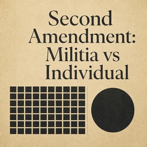 The Second Amendment: Militia vs. Individual Rights Explained