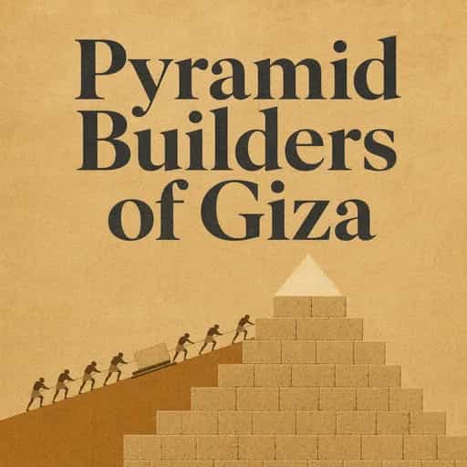 Portada del libro The Pyramid Builders: Life on the Giza Plain