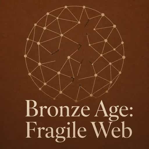 Copertina del libro The Bronze Age Collapse: A Fragile Web