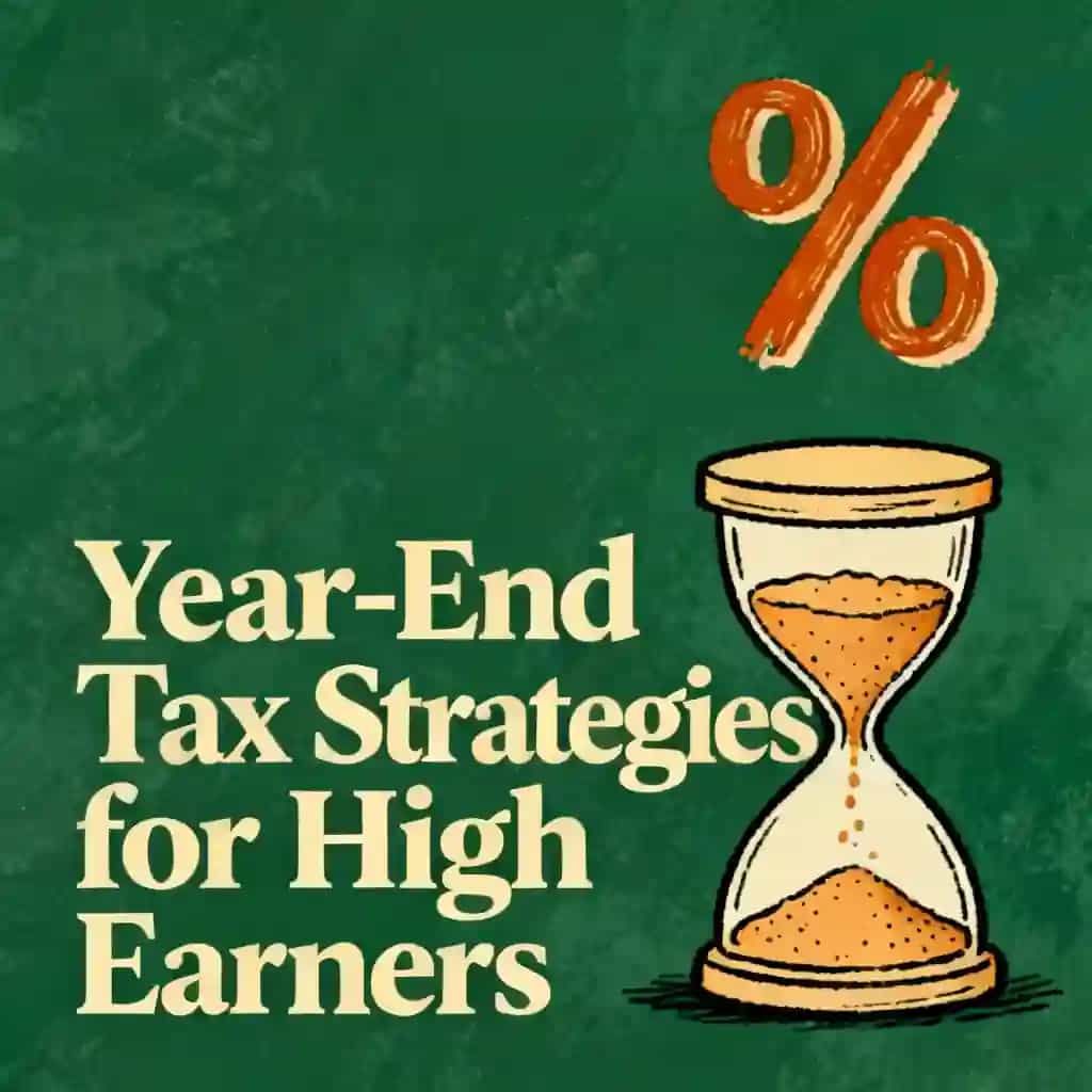 Buchcover von Year-End Tax Strategies for High Earners