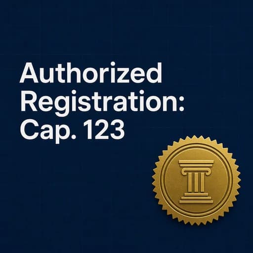 The Authorised Person: Registration and Cap. 123 Buildings Ordinance