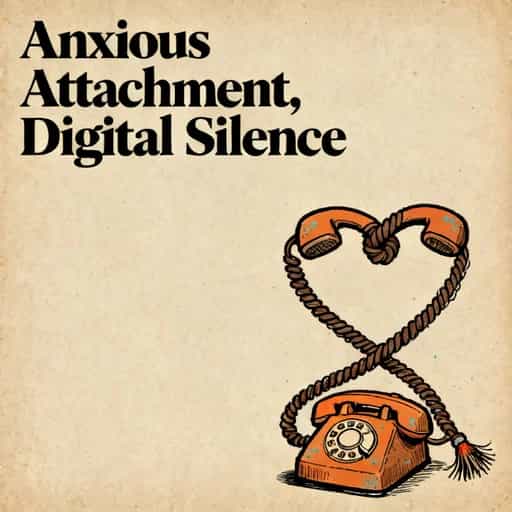 Copertina del libro Anxious Attachment and the Digital Silence