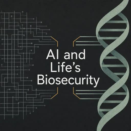 AI and the Language of Life: A Biosecurity Risk Framework