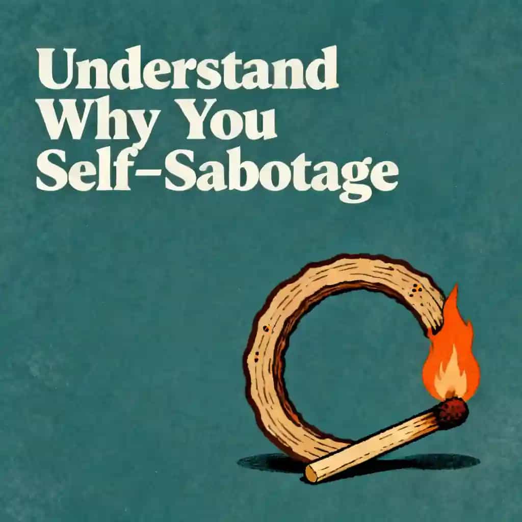 Stop self-sabotage by understanding why you do it book cover