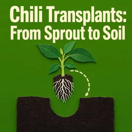 Buchcover von From Sprout to Soil: Mastering Chili Seedling Transplants