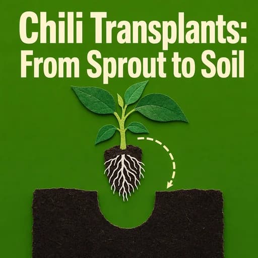 From Sprout to Soil: Mastering Chili Seedling Transplants