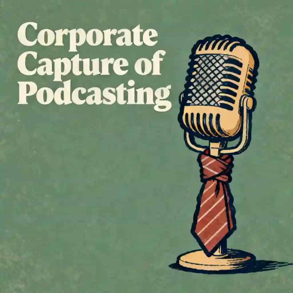 Portada del libro The Corporate Takeover of Podcasting