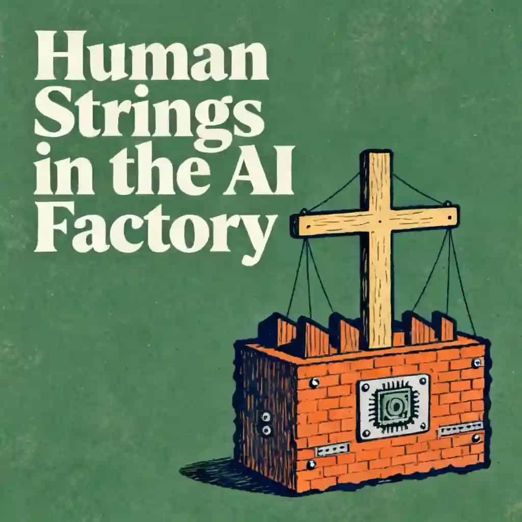 Обложка книги Human Puppetry and the AI Factory