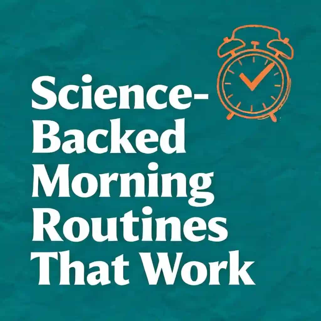 Science-Backed Morning Routines That Transform Your Day 书籍封面