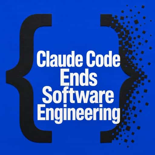 Couverture du livre Claude Code and the End of Software Engineering