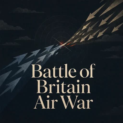 The Battle of Britain: RAF vs. Luftwaffe War in the Clouds