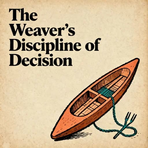 The Master Weaver’s Decision Discipline: Beyond Micro-Habits