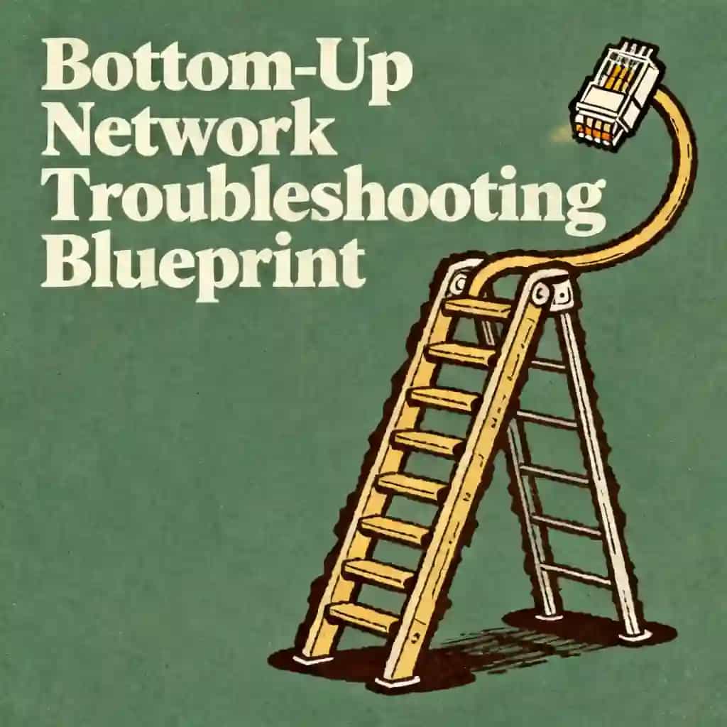 Capa do livro Network Troubleshooting: The Bottom-Up Blueprint