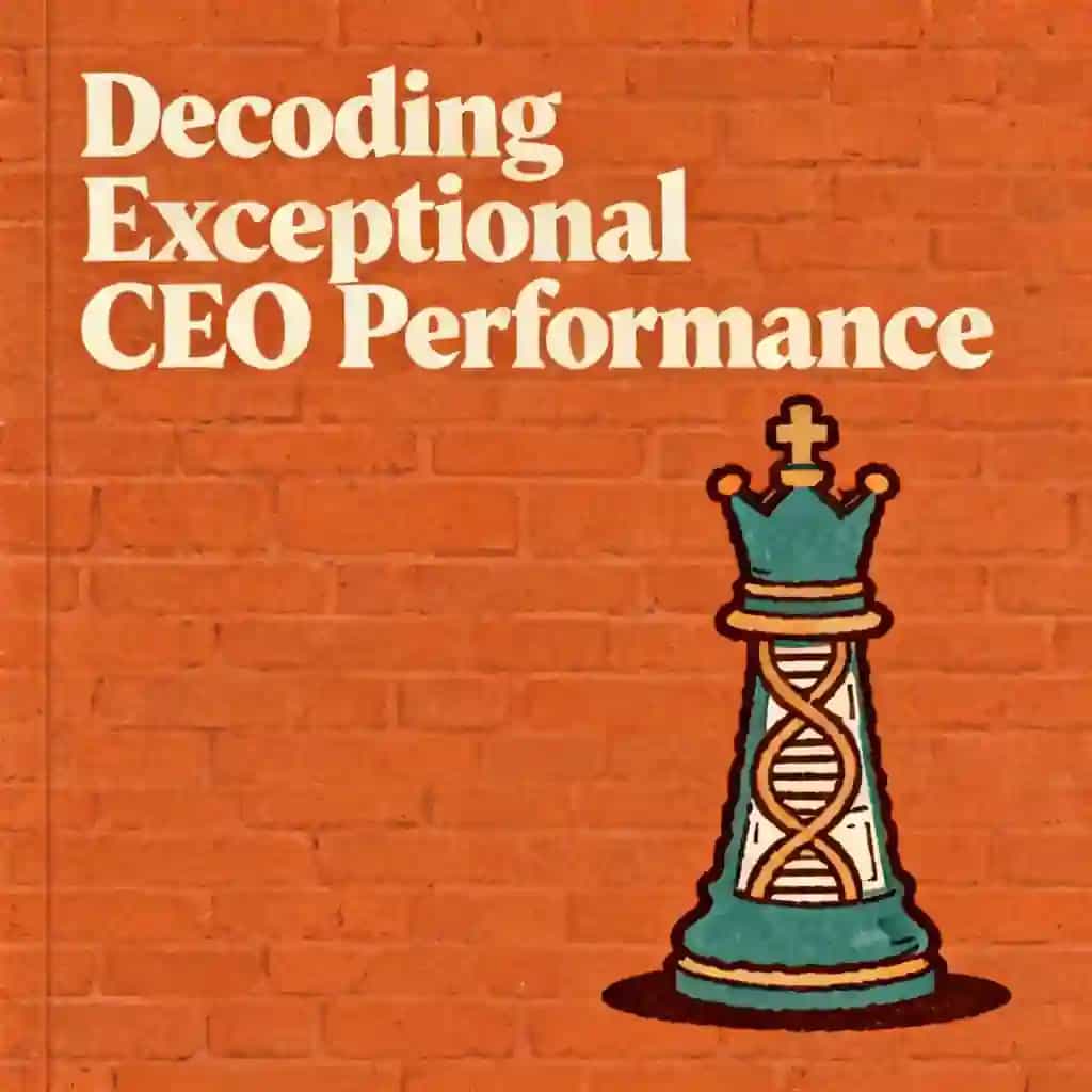 Buchcover von The DNA of Exceptional CEO Performance