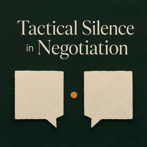 Capa do livro The Tactical Pause in Negotiation