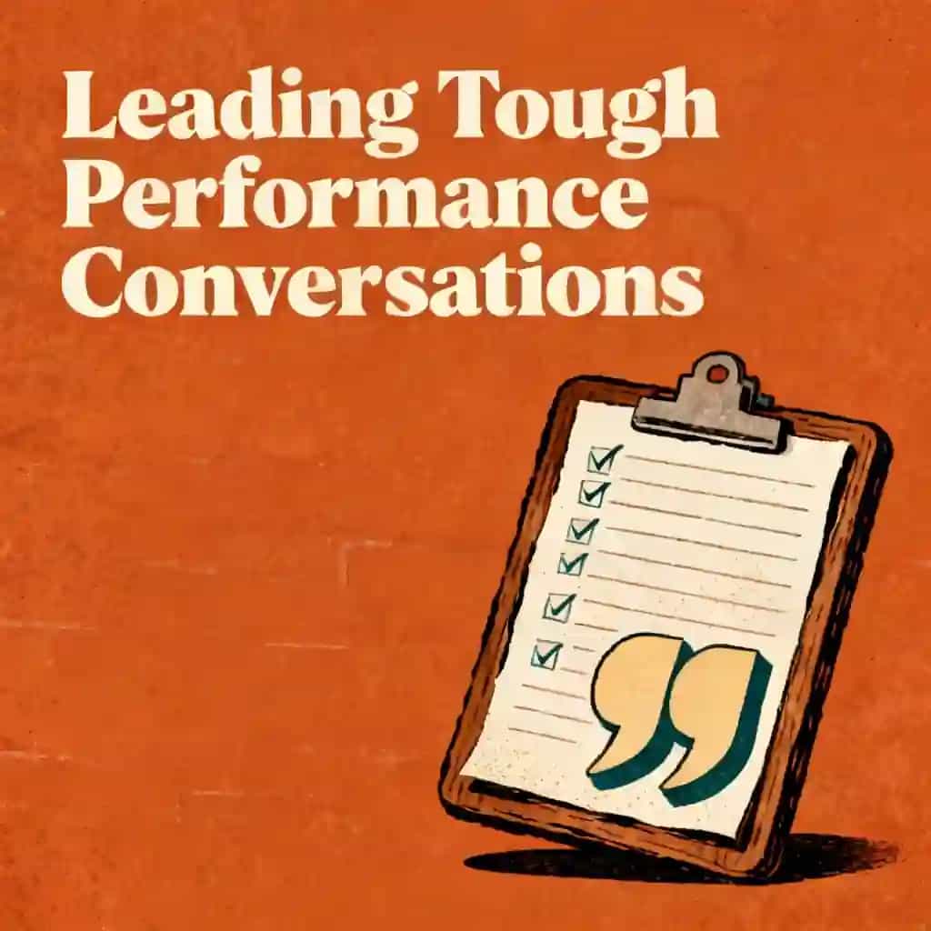 Mastering Tough Performance Conversations book cover