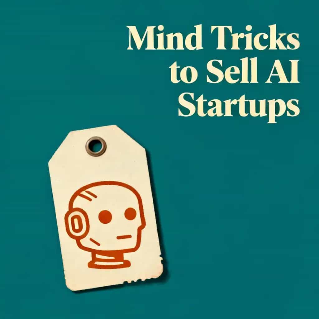 Copertina del libro Psychological Tricks to Sell Your AI Startup