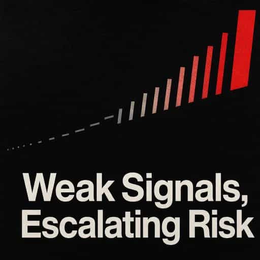 Buchcover von Weak Signals: The Risk Escalation Checklist