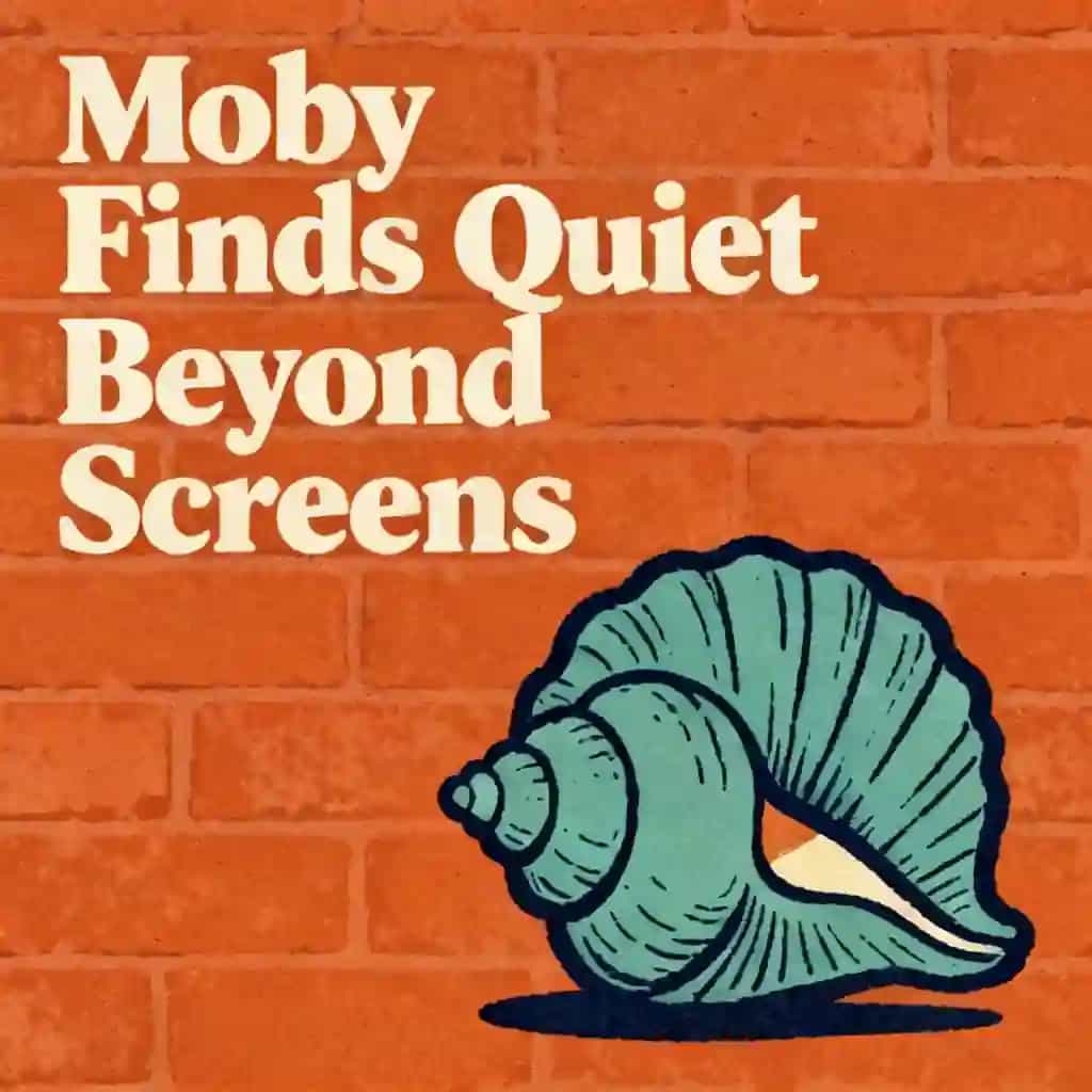Portada del libro Moby on Finding Quiet in a Digital World