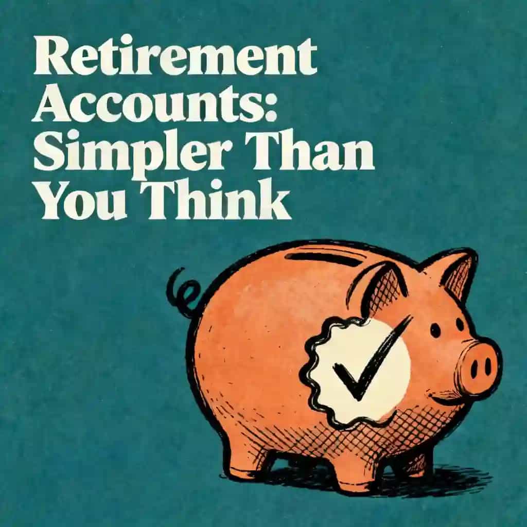 Retirement accounts are easier than you think book cover