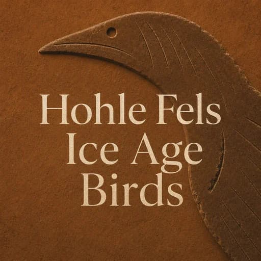 The Ice Age Birds of Hohle Fels: Ancient Ivory Carvings