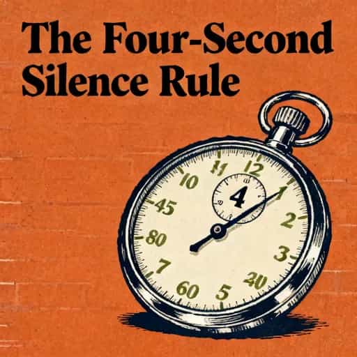 Portada del libro The Four-Second Rule: Navigating Awkward Silence