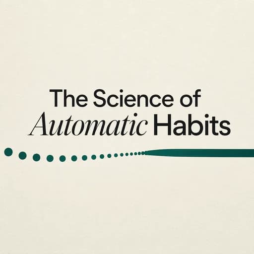 Building Habits: The Science of Automaticity and Habit Formation