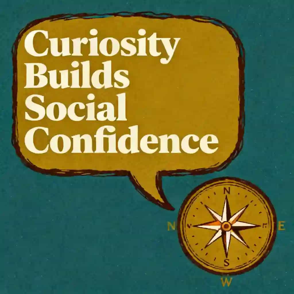 Social Confidence: The Curiosity Mindset book cover