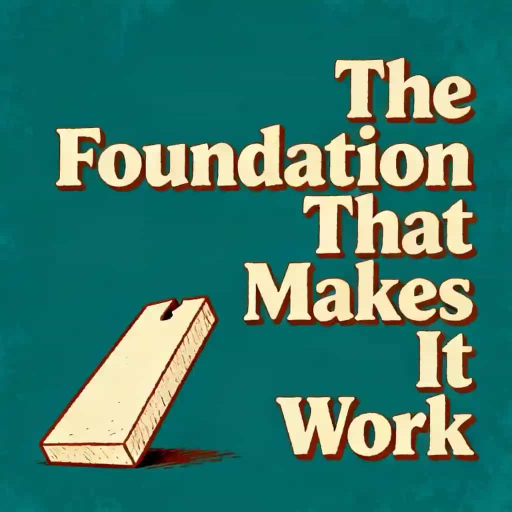 Buchcover von The Foundation That Makes Everything Else Work