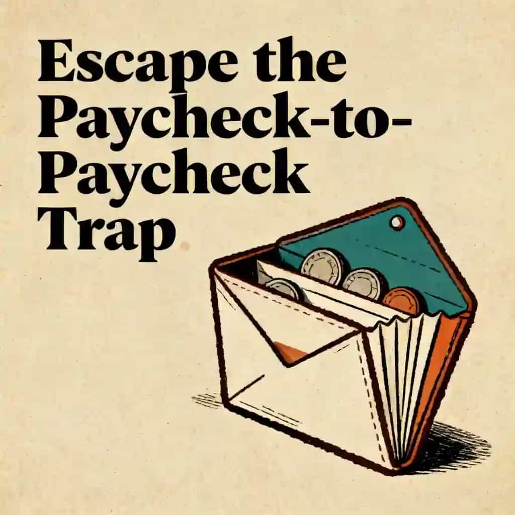 Personal Finance Basics to Stop Living Paycheck to Paycheck book cover