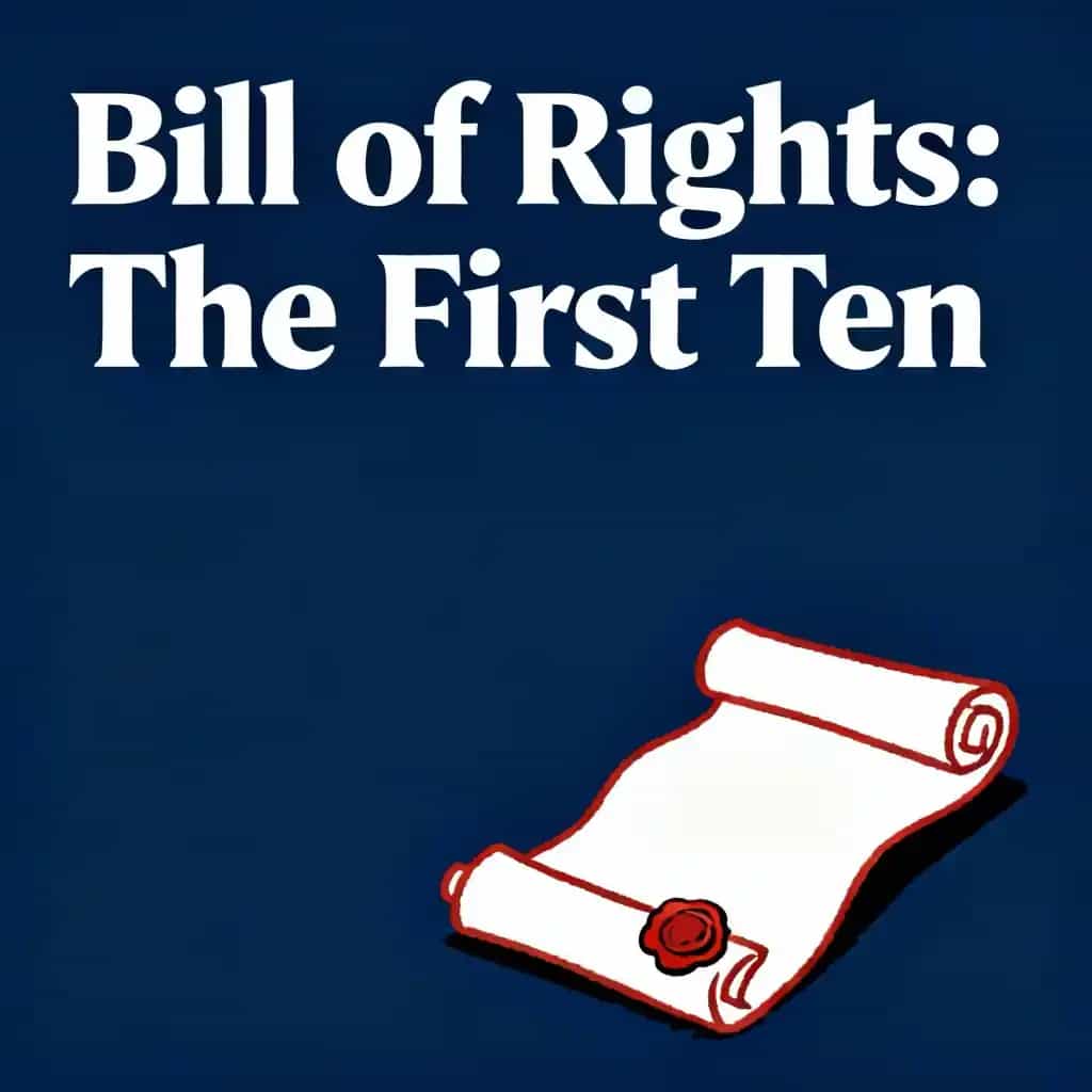 The Bill of Rights: America's First Ten Amendments の書籍表紙