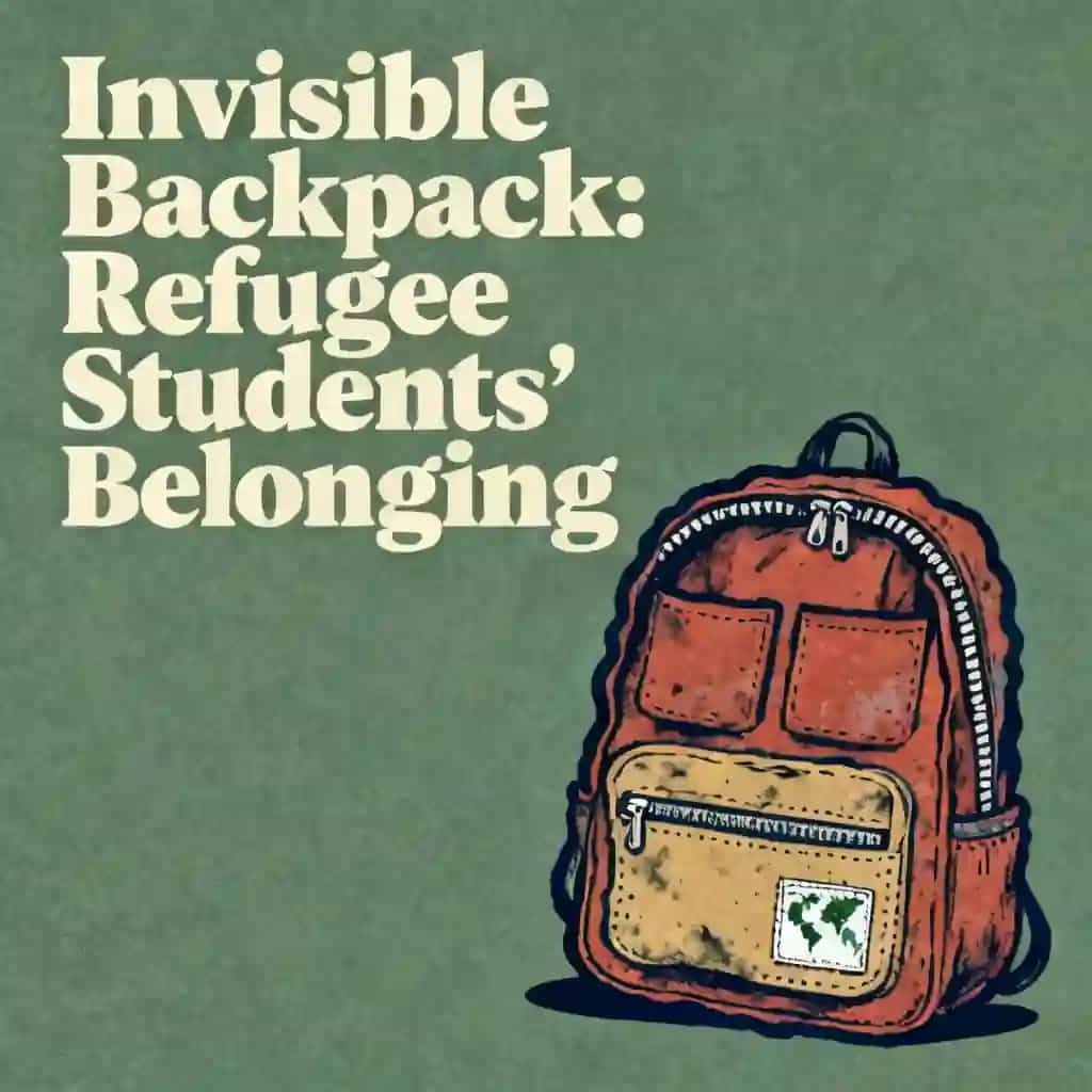 Buchcover von The Invisible Backpack: Refugee Students and Belonging