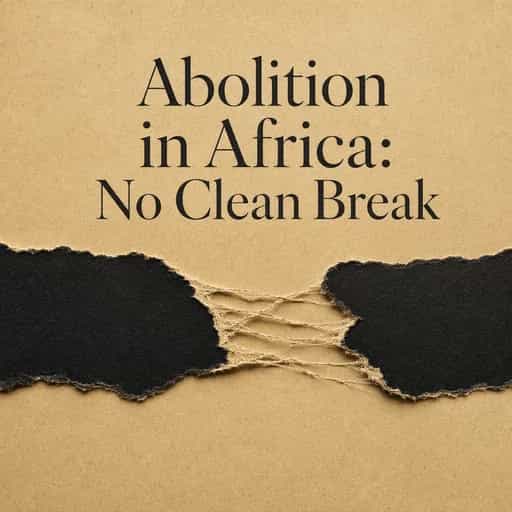 Couverture du livre Abolition in Africa: The Myth of the Clean Break