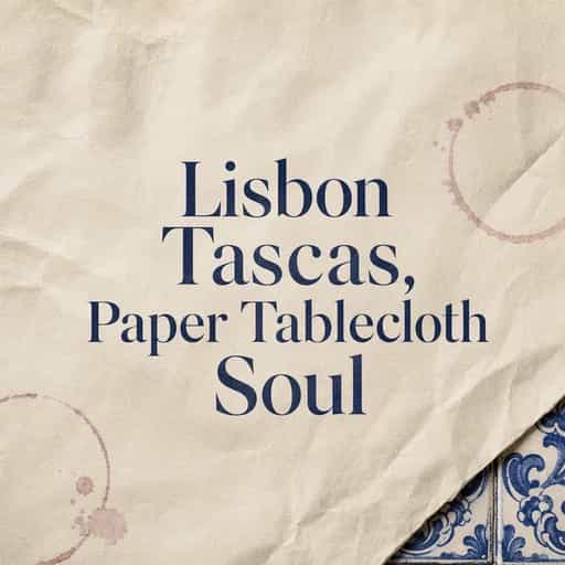 Lisbon’s Tascas: The Soul of the Paper Tablecloth book cover