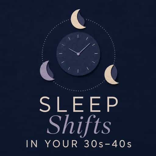 Copertina del libro The Sleep Shift of Your 30s and 40s